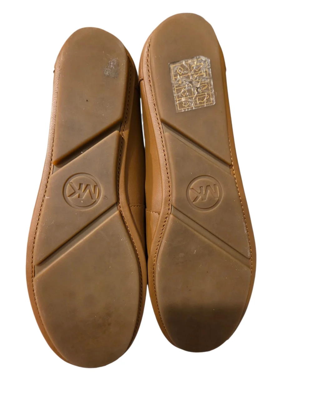 Michael Kors Brown Leather Driving Loafers Womens Flats Slip On Size 8‎